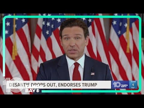 DeSantis drops out of 2024 presidential race