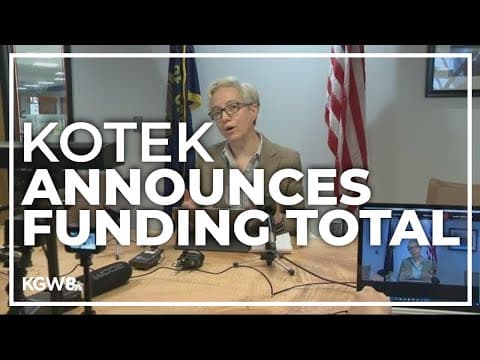 Gov. Kotek announces funding totals for regions covered by homelessness state of emergency