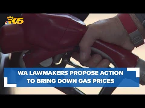 WA gas prices continue to top the nation; lawmakers proposing action to lower costs at the pump