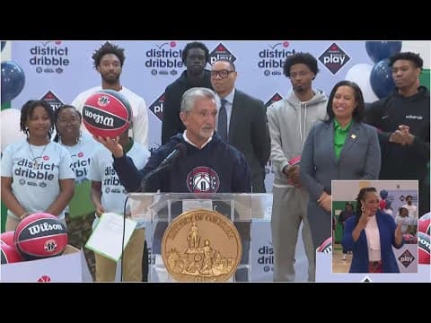 Wizards and Mystics owner gives away 29,000 basketball to DC students