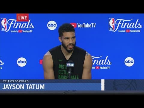 Jayson Tatum full press conference before Game 3 of NBA Finals | 6.11.24