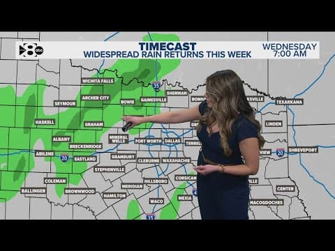 DFW Weather: Widespread rain in forecast, latest timeline