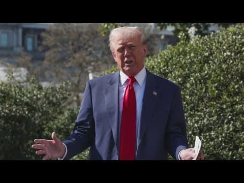 President Donald Trump signs executive order to reduce federal staffing