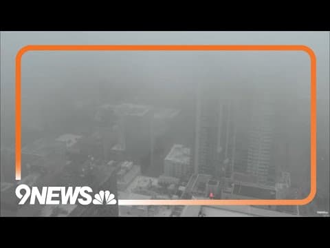 Front Range under Dense Fog Advisory: Fog blankets Denver metro area