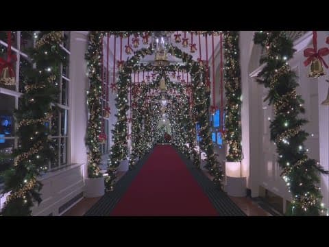 White House decorated for the holidays