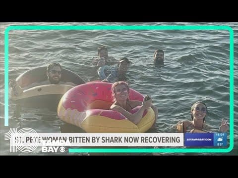 St. Pete woman bitten by shark recalls horrific incident