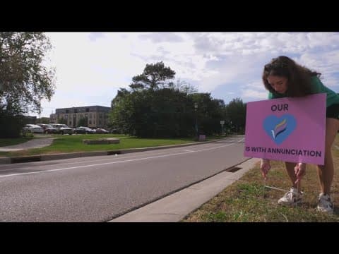 A personal connection led to hundreds of Annunciation ribbons in St. Paul in time for the marathon