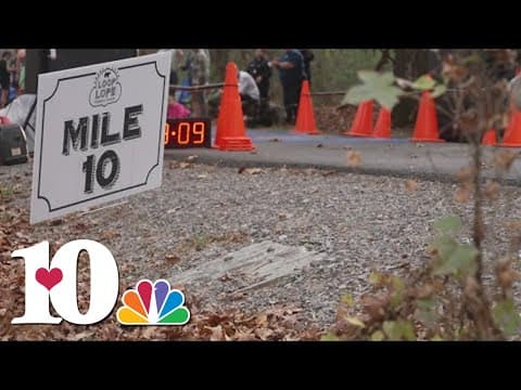 Runners take part in 'Cades Cove Loop Lope' in the Great Smoky Mountains