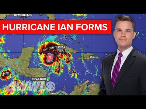 Monday 10 AM Tropical Update: Hurricane Ian forecast to hit Florida