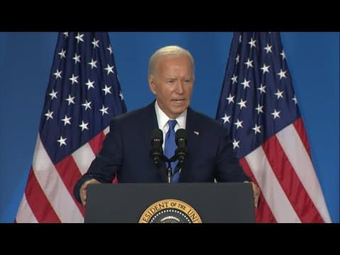 Joe Biden calls Donald Trump 'Vice President Trump' during press conference