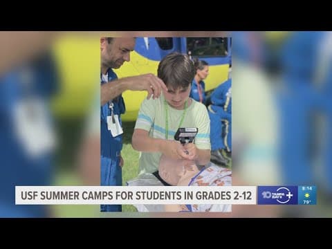 USF hosts summer camps for students in grades 2-12