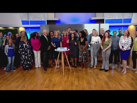 CBS 8 team that brings you the news celebrates 75th anniversary