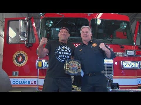 A month after saving his parents and nearly losing his life, former UFC fighter promotes fire safety