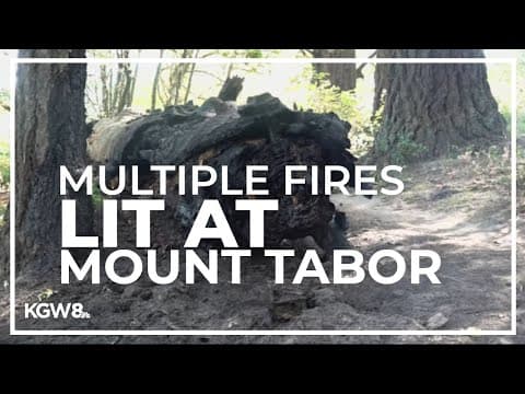 Multiple fires lit at Mount Tabor in recent weeks