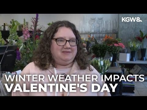 Snow, ice forecast threatens Portland's Valentine's Day deliveries