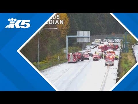 Crash on SB I-405 near Bothell