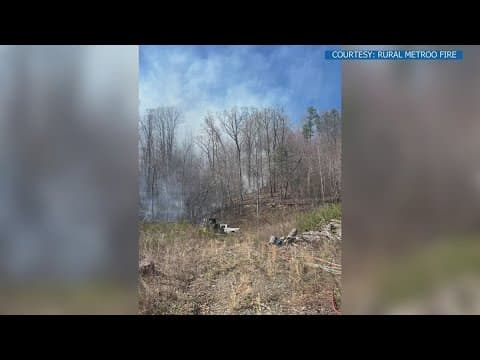 Rural Metro Fire responding to 7-acre wildfire in Halls community near Mynatt Road