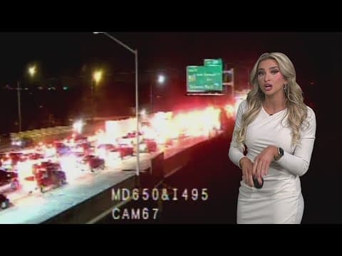 Crash on Beltway outer loop causes delays in Silver Spring