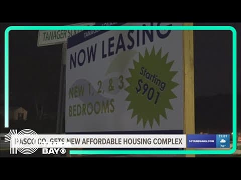 Pasco County gets new affordable housing complex