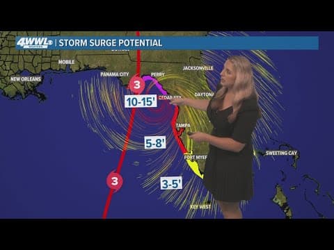 Wednesday 12PM Weather Update: Hurricane Helene heads to Florida, breezy with a few showers for New