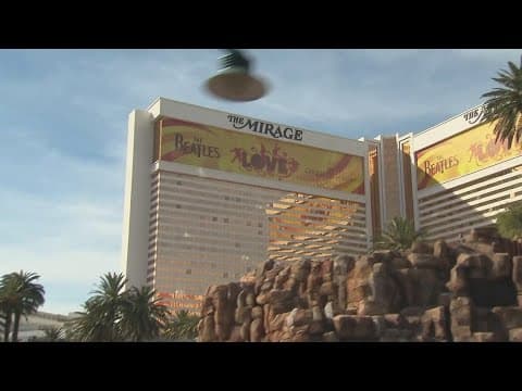 Long-time employees react to the closing of the Mirage Hotel and Casino in Las Vegas