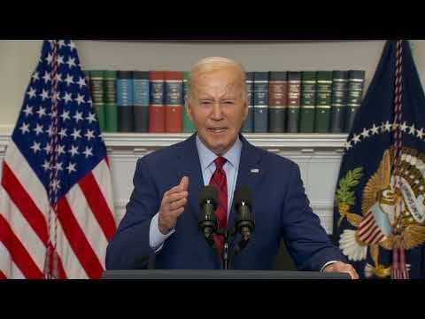 President Biden condemns pro-Palestinian protests that have turned violent on college campuses