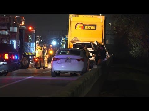 Driver dies after slamming into disabled 18-wheeler on Katy Freeway, HPD says