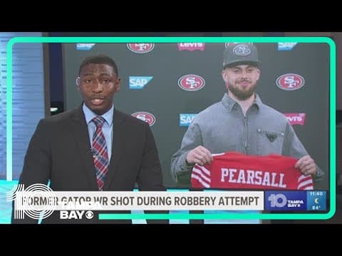Ex-Gator, 49ers receiver Ricky Pearsall shot during robbery attempt in San Francisco, reports say