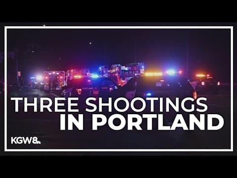 Three overnight July 4th shootings in Portland