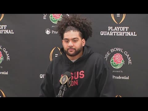 JT Tuimoloau on heading to the Rose Bowl: 'Everything is at stake right now'