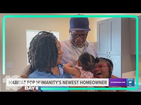 Habitat for Humanity home dedicated to St. Pete contractor's daughter