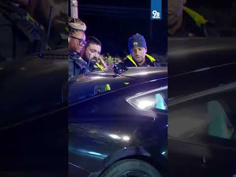 DC Police, Federal agents conduct check point near New York Avenue in Ivy City