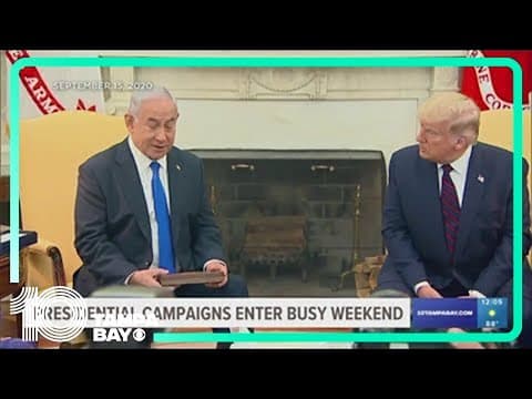 Former President Donald Trump meets with Israeli Prime Minister Netanyahu in Florida
