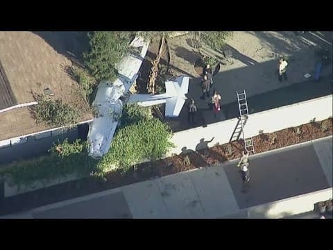 Small plane crashes into backyard of California home