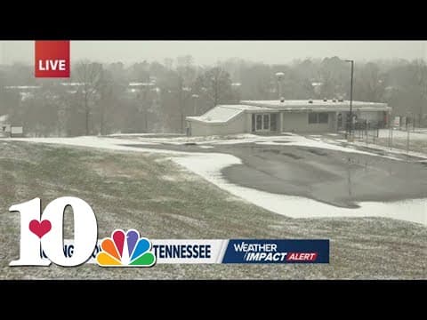 Snow touches down in Knoxville