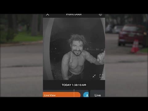 Naked man caught on camera in Houston neighborhood