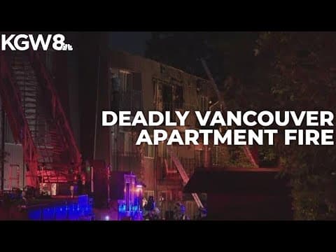 1 person dead after apartment fire in Vancouver