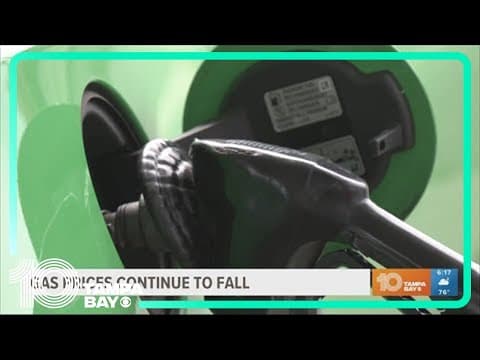 FL gas prices are continuing to fall from year-long highs