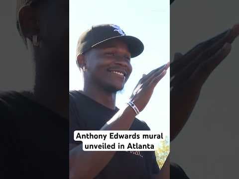 Minnesota Timberwolves star Antony Edwards honored with a new mural in his Oakland City hometown