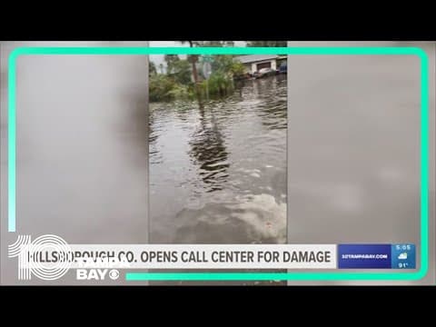 Hillsborough County opens call center for Hurricane Idalia related damage