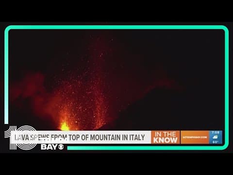 Video: Mount Etna spews lava in massive eruption