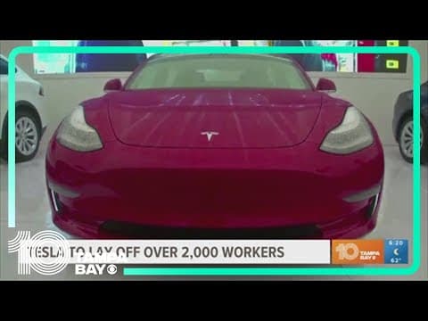 Tesla to lay off over 2,000 workers