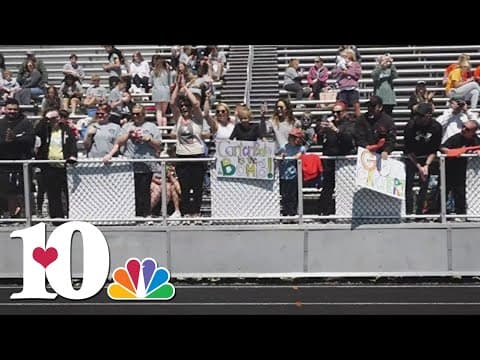 Young athletes with Special Olympics participates in track and field competition