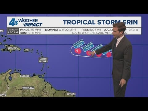Erin forecast to become major hurricane