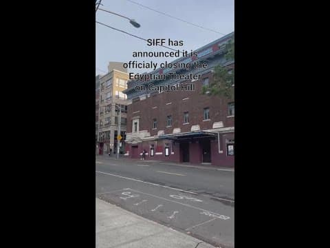 SIFF closes Egyptian Theater