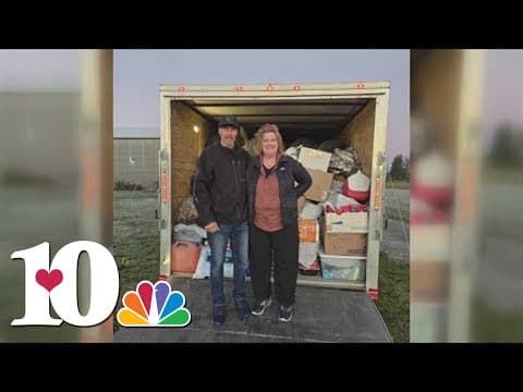 Wisconsin couple doing their part to help Helene victims