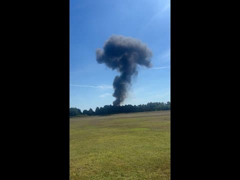 2 believed dead in fiery plane crash at Hooks Airport in Klein area, sheriff says