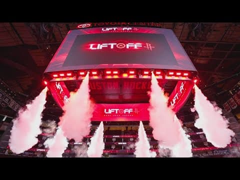 Check out the new scoreboard  you'll see at Houston Rockets games this season