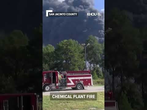 Chemical plant explosion at Sound Resource Solutions in San Jacinto County