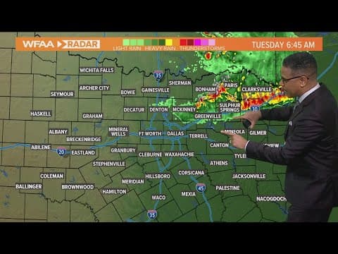 DFW Weather: Possible severe storms, hot weather